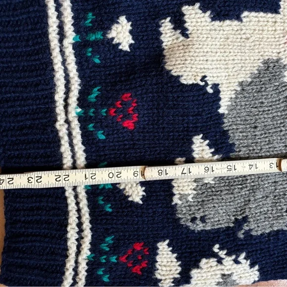 Vintage 90’s Woolrich Wool Dog Sweater - Picture 6 of 6